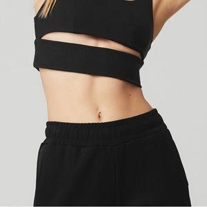 Free people cut out sports bra, size small